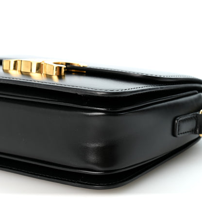 Celine Shiny Calfskin Teen Triomphe Black 10 of 10