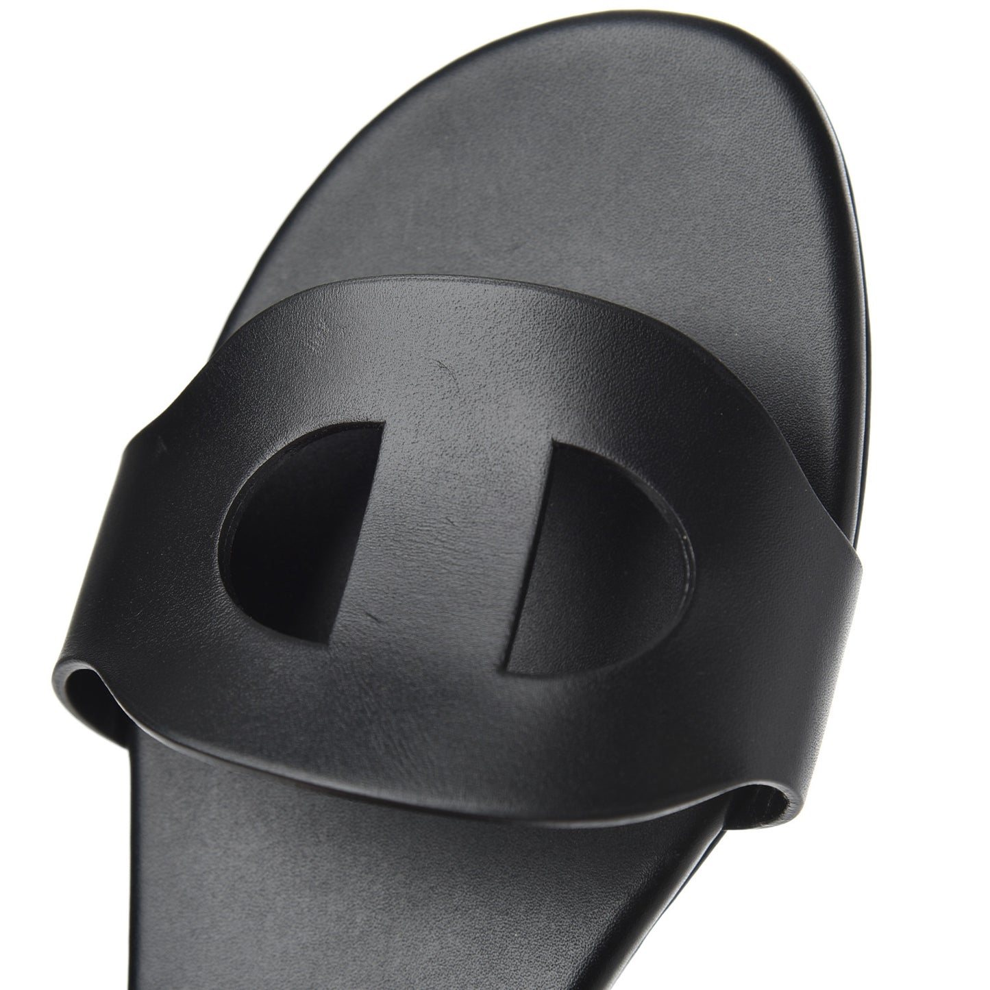 Calfskin Lisboa Sandals 37 Black