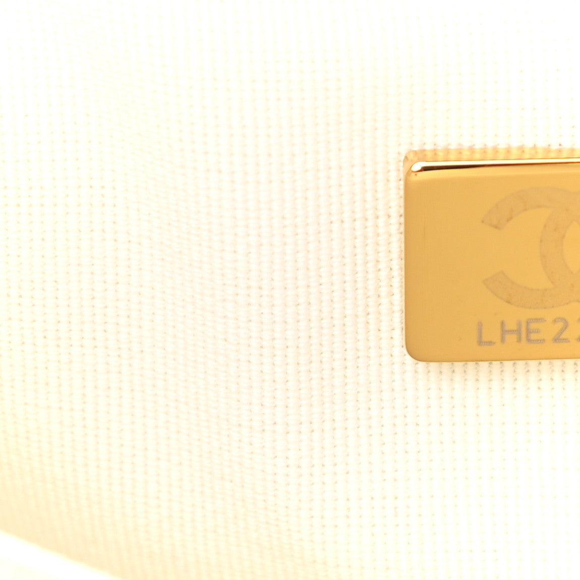 Caviar Quilted Large Classic Shopping Tote White