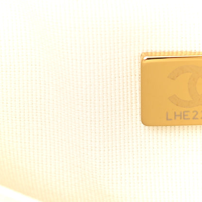 Chanel Caviar Quilted Large Classic Shopping Tote White 6 of 10