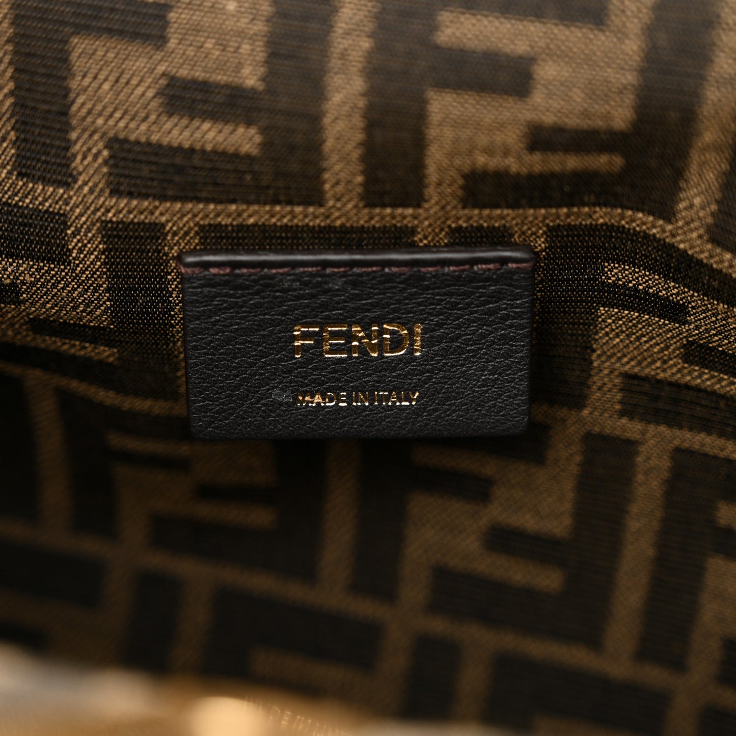 Shiny Nappa Midi Fendi First Green Tea