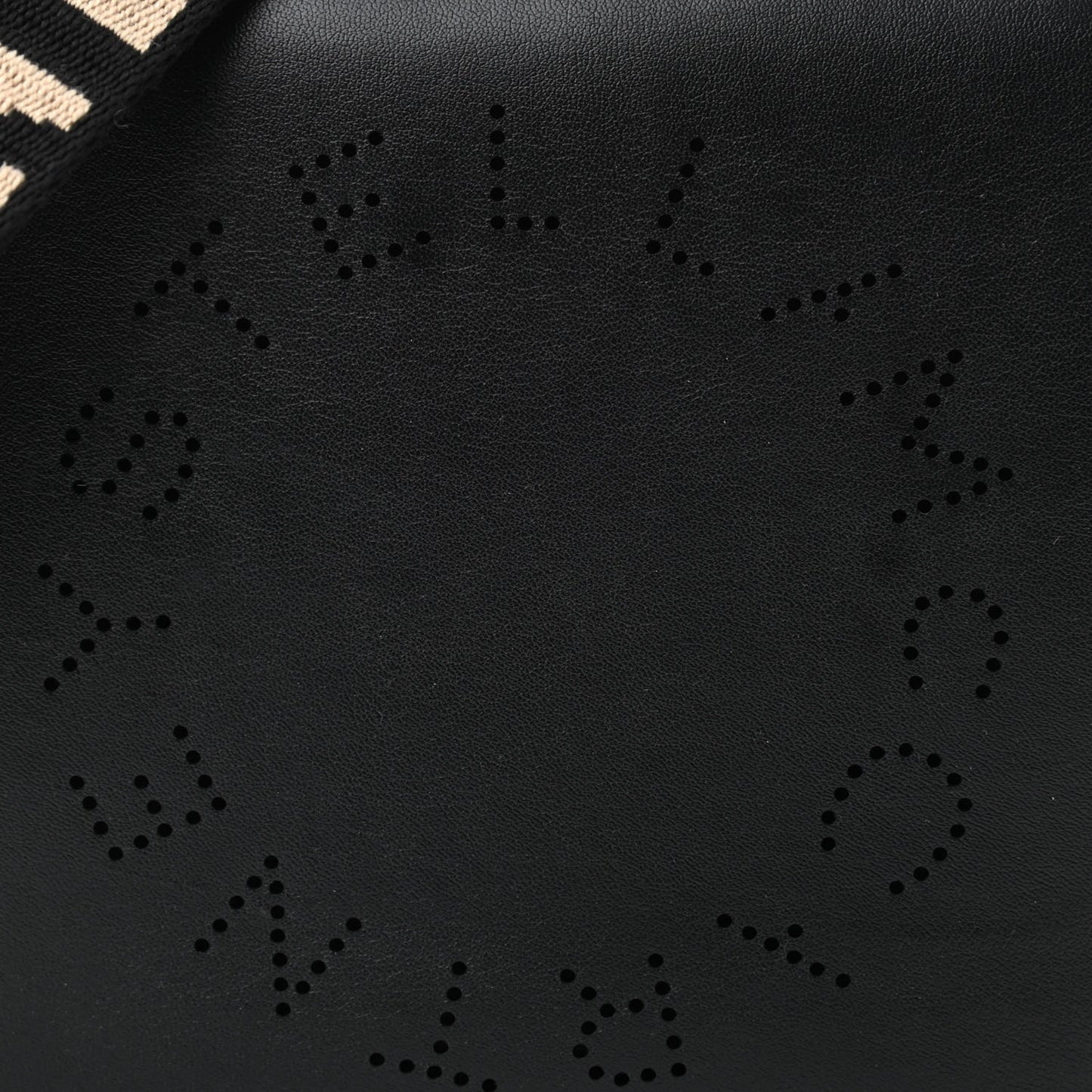 Eco Alter Nappa Perforated Logo Mini Bag Black