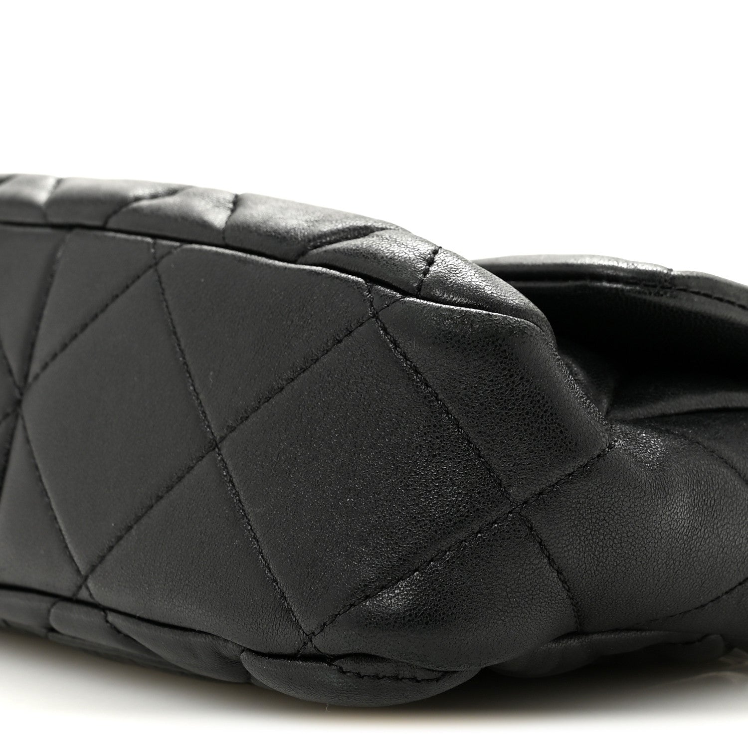 Chanel Lambskin Plexiglass Quilted Coco Love Flap Black 10 of 15
