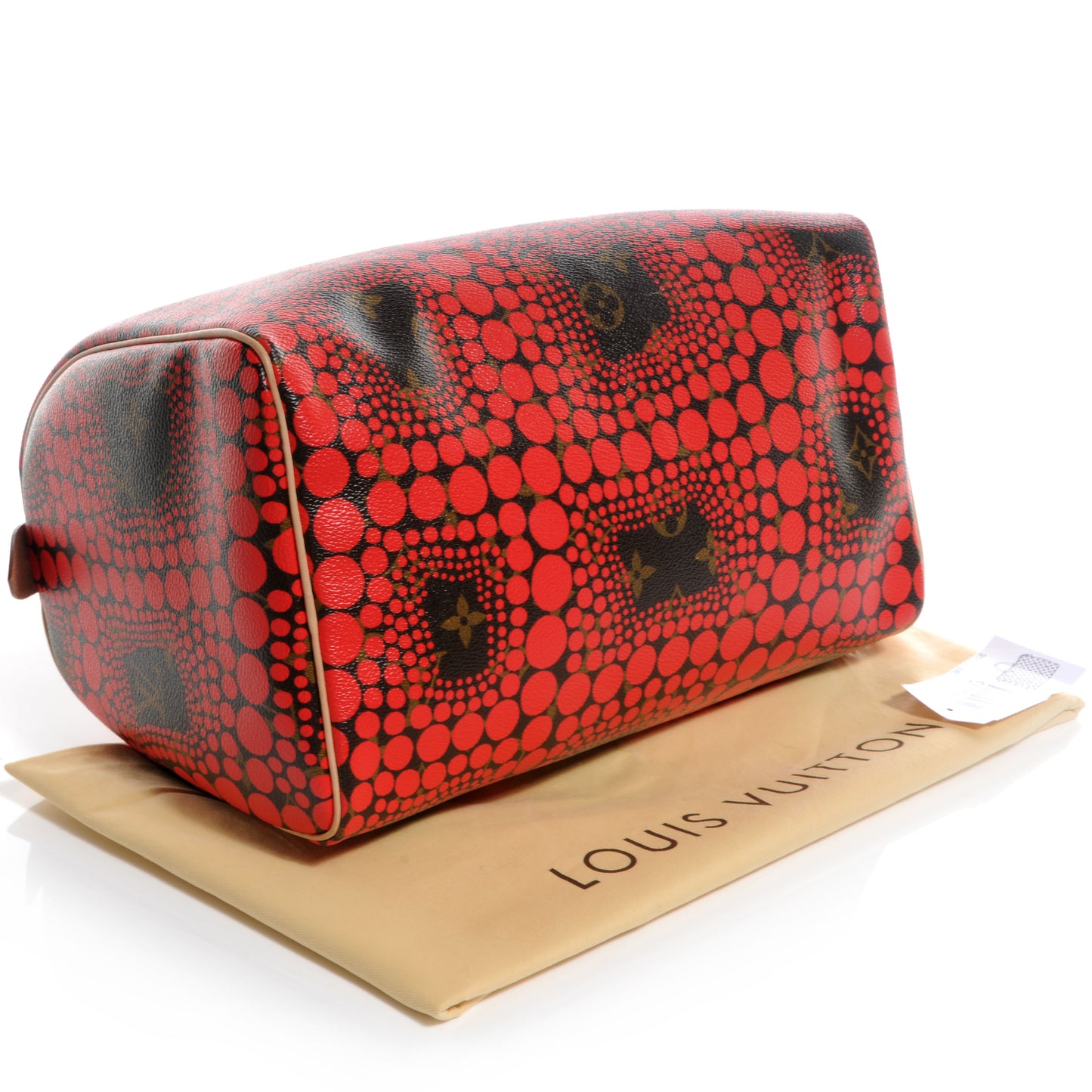 Monogram Kusama Town Speedy 30 Red