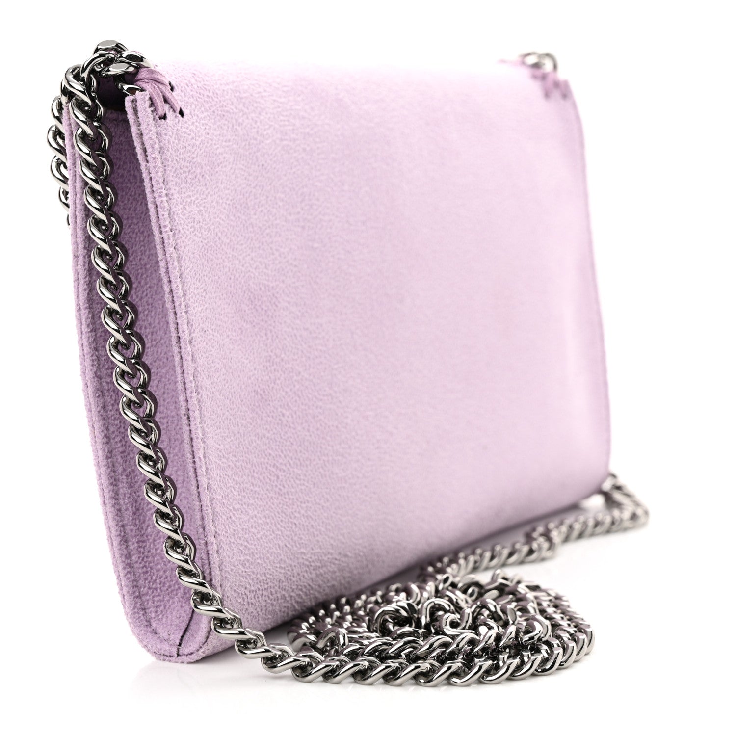 Stella McCartney Shaggy Deer Mini Falabella Crossbody Bag Lilac 3 of 10