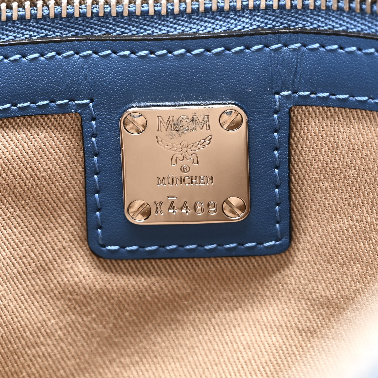 MCM Visetos Medium Crossbody Pouch Black 6 of 10