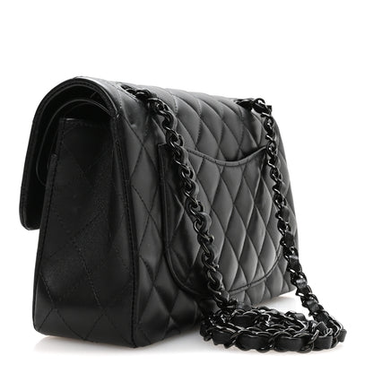 Chanel Lambskin Quilted Small Double Flap So Black 3 of 11