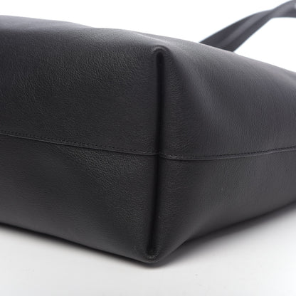 Saint Laurent Calfskin Large Shopping Tote Black 9 of 10