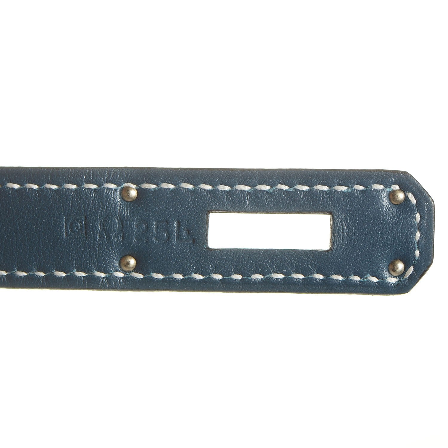 Hermes Swift Toile Ghillies Birkin 40 Bleu De Prusse 18 of 28