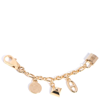 Hermes Permabrass Olga Bag Charm Gold 1 of 6