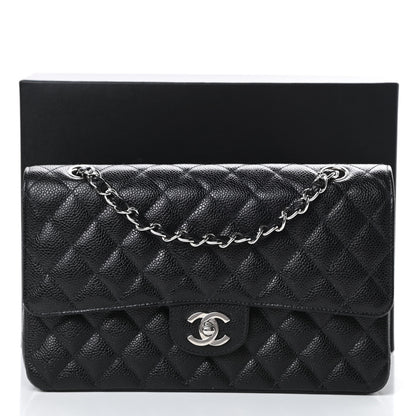 Chanel Caviar Quilted Medium Double Flap Black 13 of 13