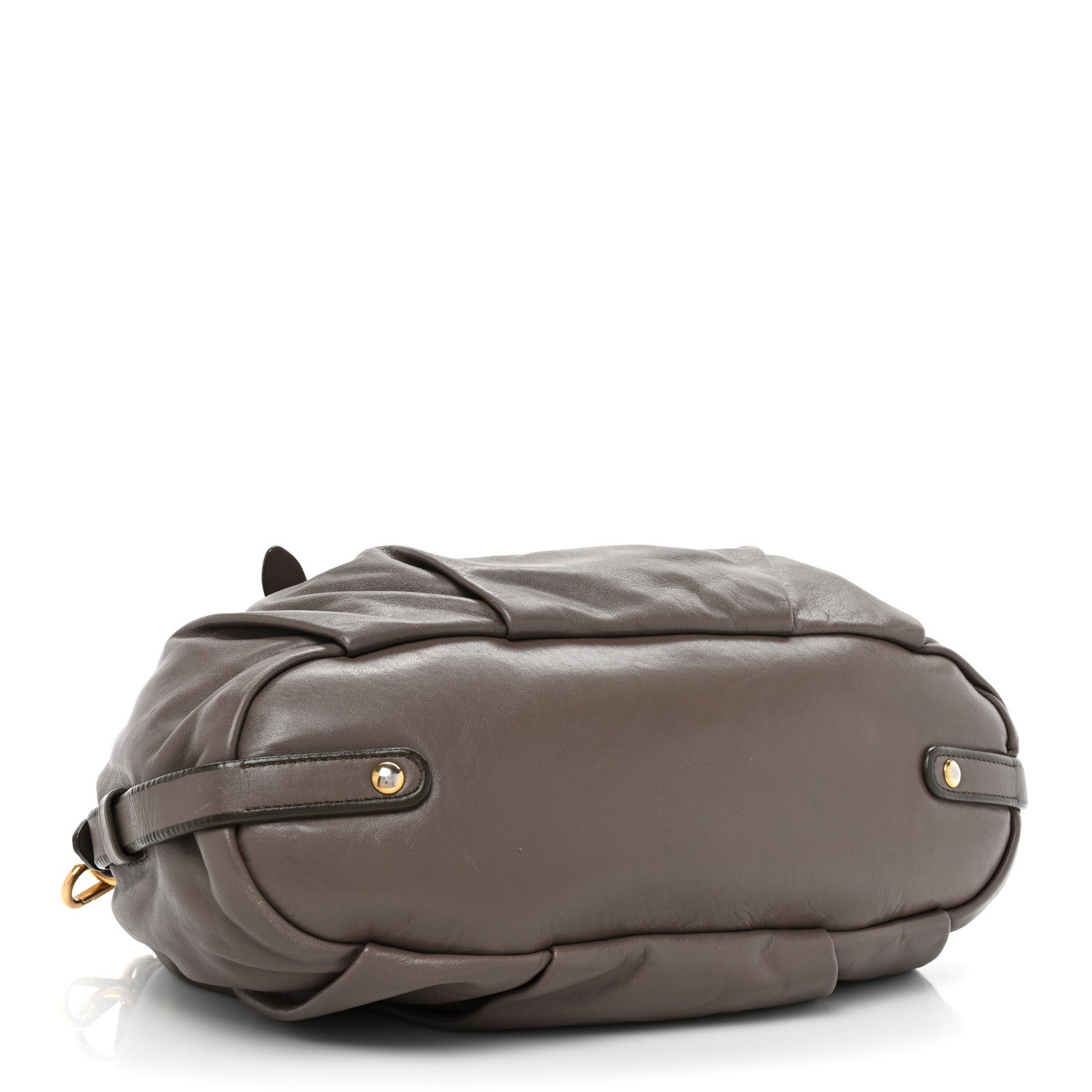 Prada Vitello Soft Calfskin Shopping Satchel Bambu 4 of 10