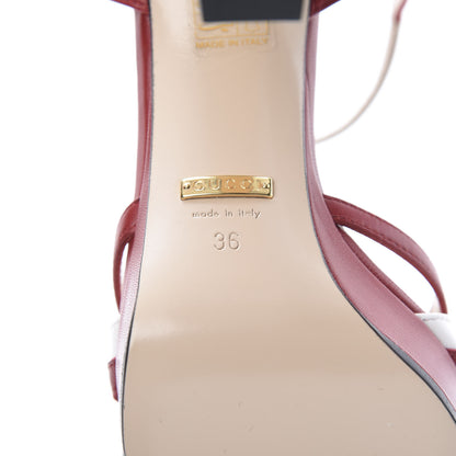 Gucci Malaga Kid Platform Sandals 36 Red 8 of 14