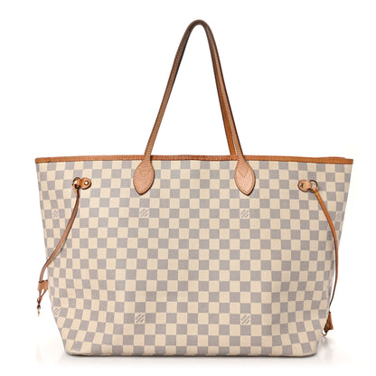 Louis Vuitton Damier Azur Neo Neverfull GM Rose Ballerine 1 of 10