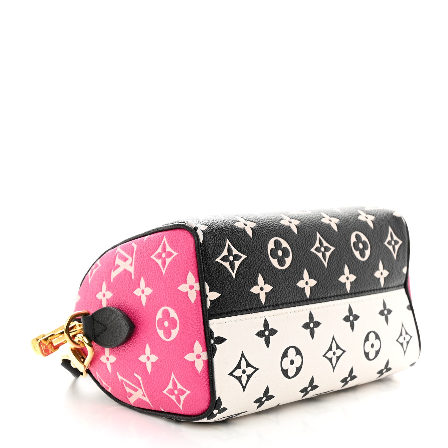 Louis Vuitton Empreinte Monogram Spring in the City Speedy Bandouliere 20 Black White Pink 4 of 11