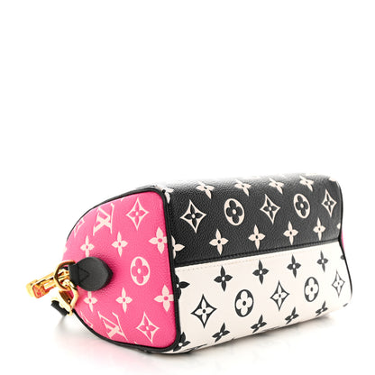 Louis Vuitton Empreinte Monogram Spring in the City Speedy Bandouliere 20 Black White Pink 4 of 11