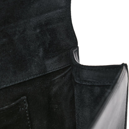 Saint Laurent Textured Calfskin Y Ligne Clutch Black 10 of 15