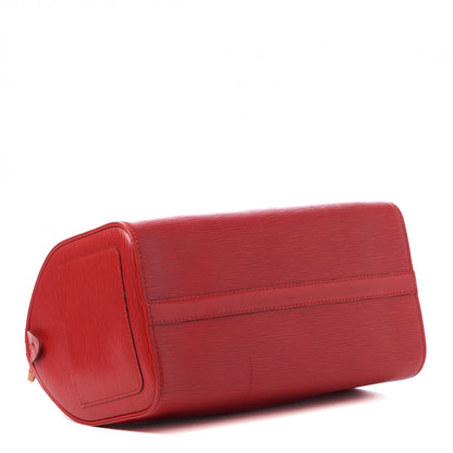 Louis Vuitton Epi Speedy 30 Castillan Red 3 of 9