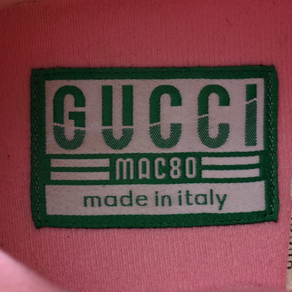 Gucci Dali Soft Calfskin Womens Mac80 Sneakers 39.5 Off White Grey Sky Light Rose 6 of 10
