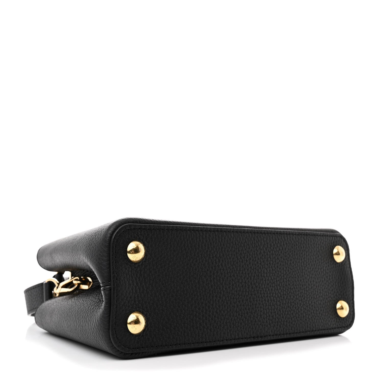Louis Vuitton Taurillon Capucines BB Black 4 of 11