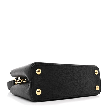 Louis Vuitton Taurillon Capucines BB Black 4 of 11
