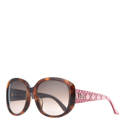 Christian Dior Resin Cannage Lady In Dior 1 Sunglasses Havana Pink 1 of 7