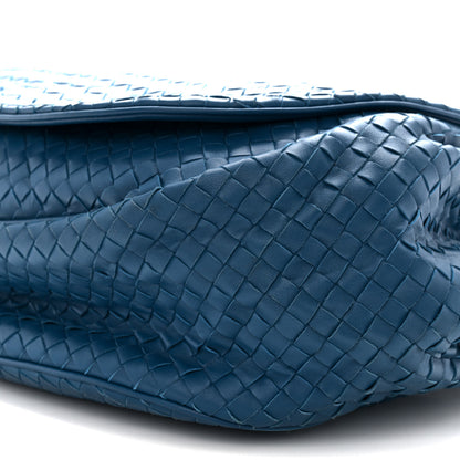 Bottega Veneta Nappa Intrecciato Messenger Bag Blue 10 of 10