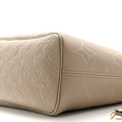 Louis Vuitton Empreinte Monogram Giant Neverfull MM Tourterelle 9 of 9