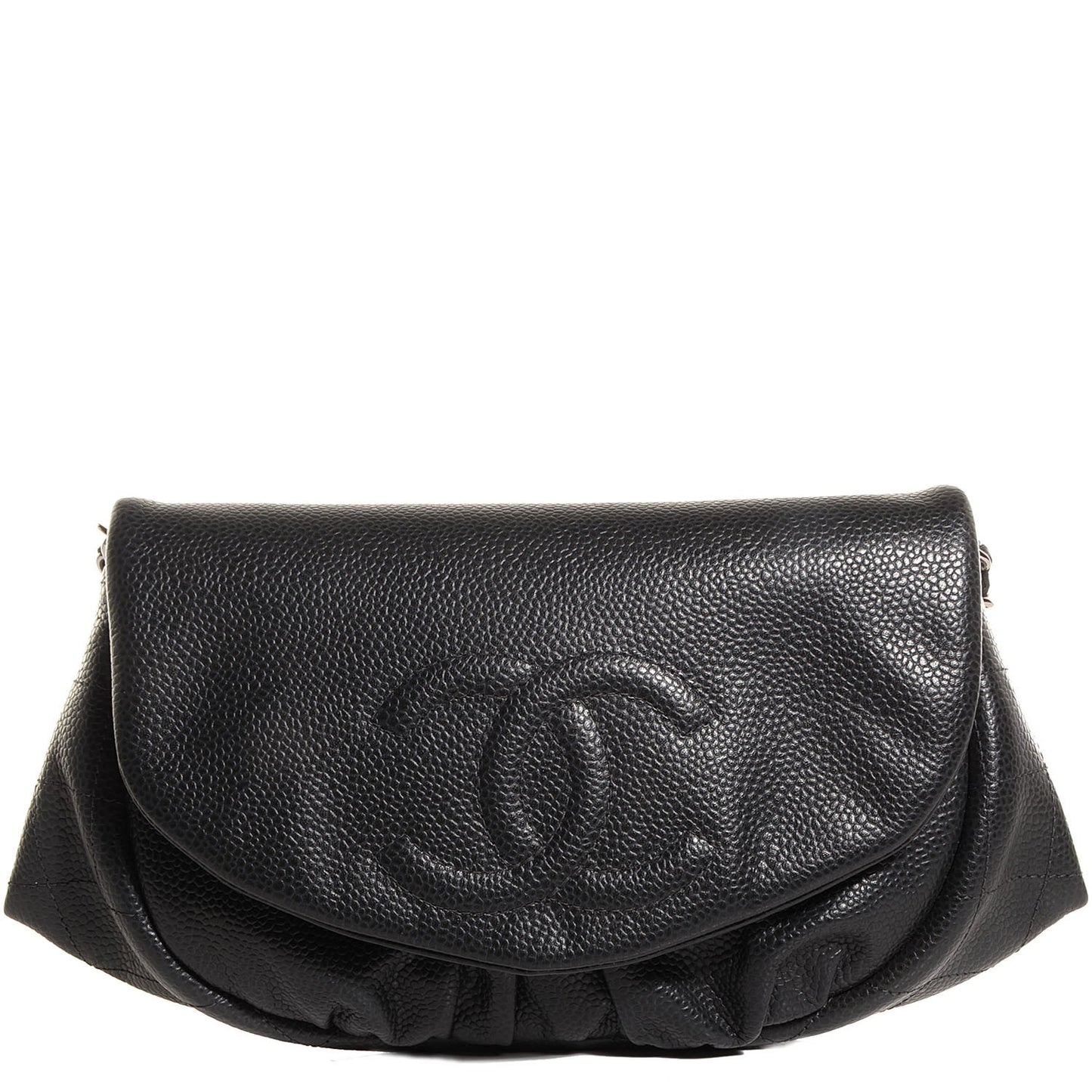 Caviar Half Moon Wallet On Chain WOC Black