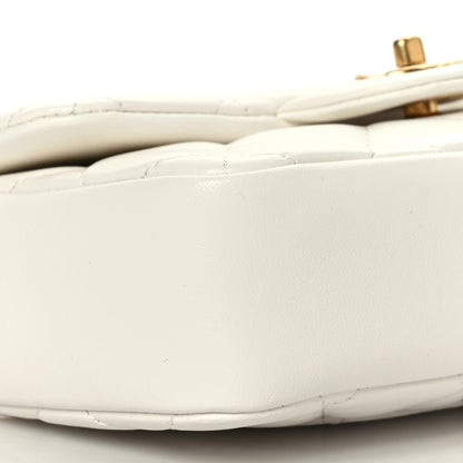 Chanel Lambskin Quilted Mini Heart Charms Flap White 8 of 9