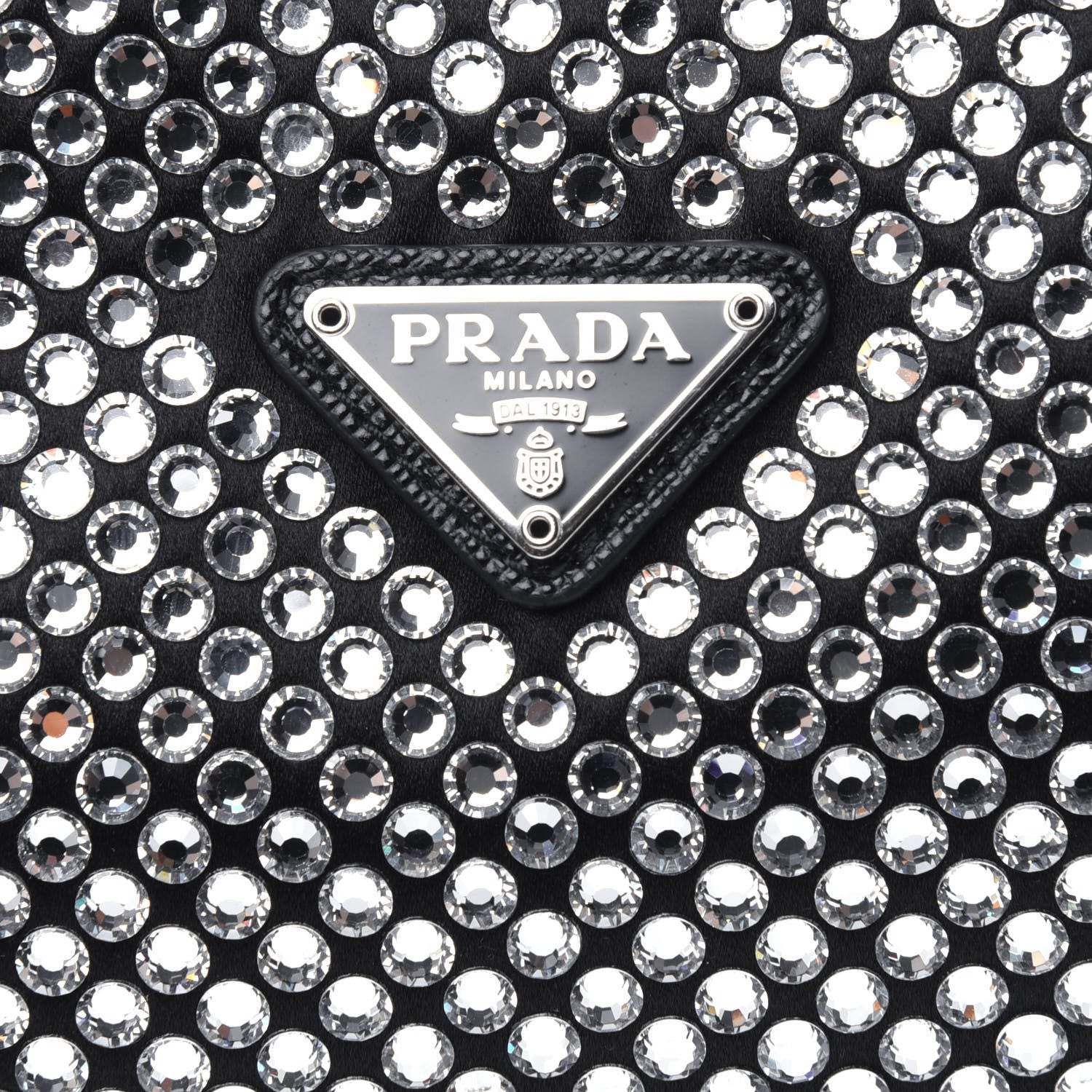 Prada Satin Crystal Mini Re-Edition 2000 Bag Cristal 10 of 12