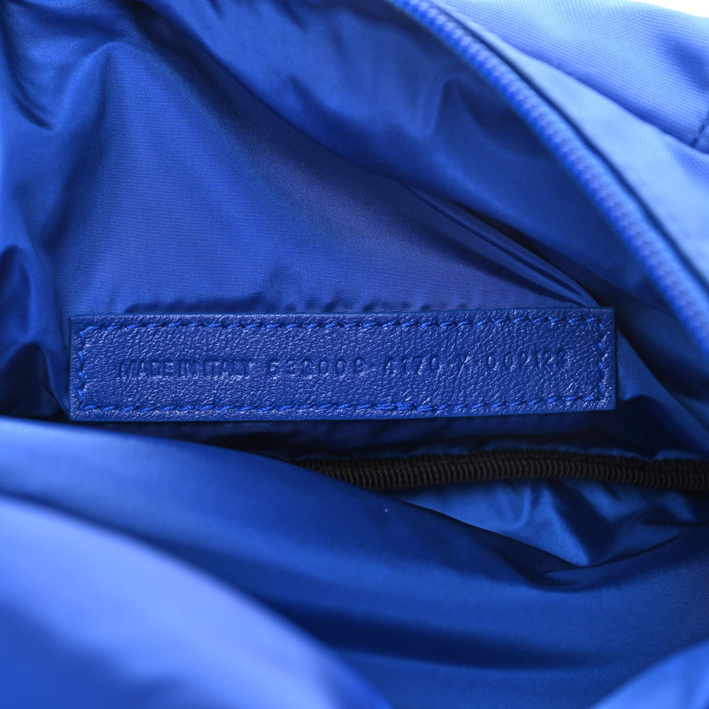 Sport Nylon Logo Embroidered Wheel Beltpack Bleu Roi