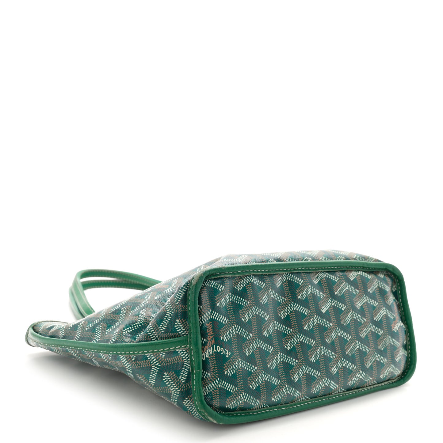 Goyardine Reversible Mini Anjou Green