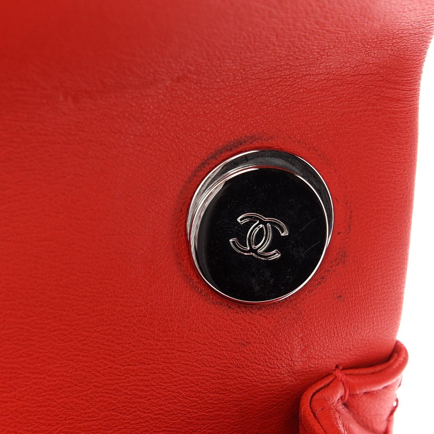 Chanel Lambskin Quilted Medium Easy Carry Flap Red 10 of 11