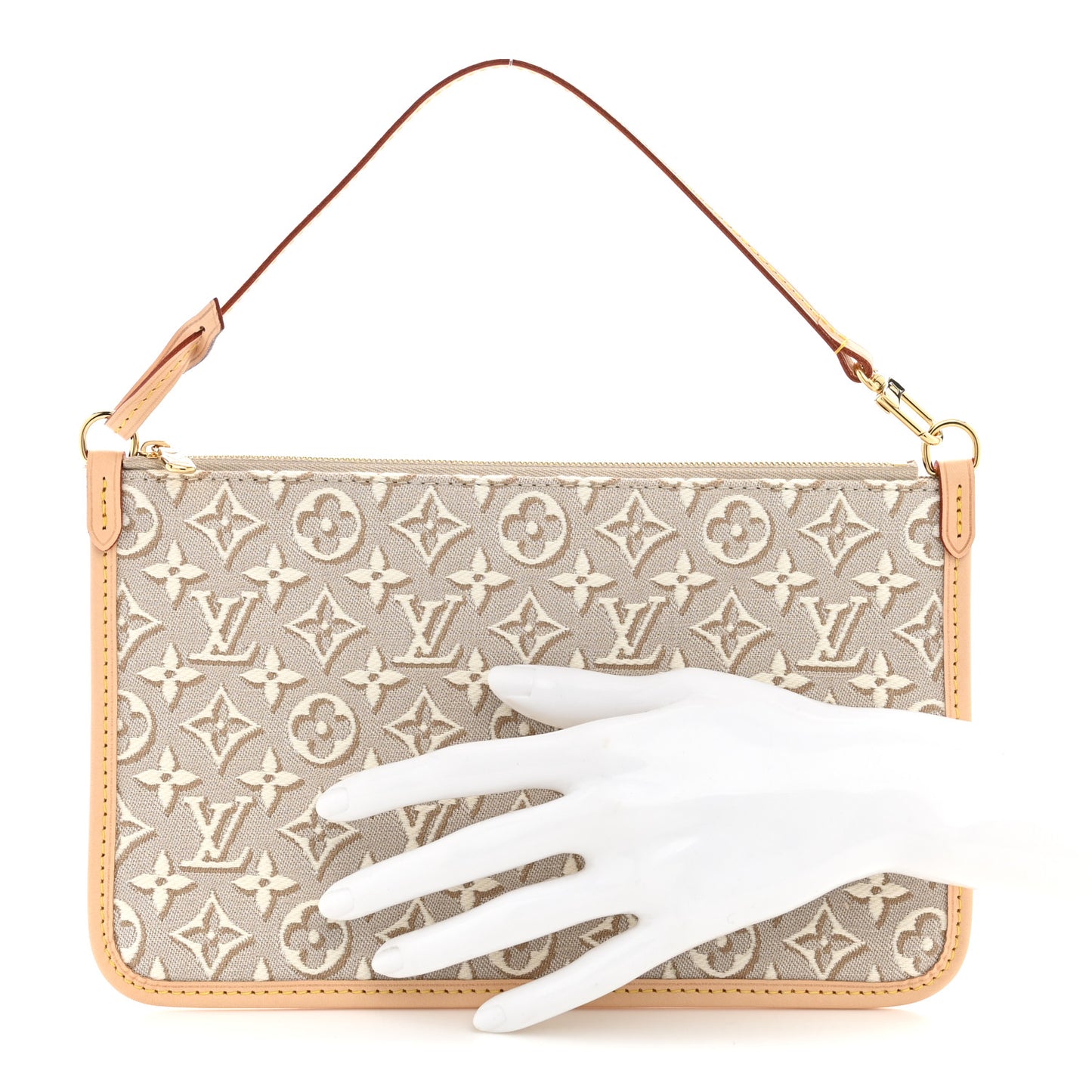 Jacquard Monogram Embleme Neverfull MM Pochette Peuplier