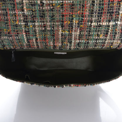 Chanel Tweed Sequins Havana Stroll Messenger Khaki 5 of 8