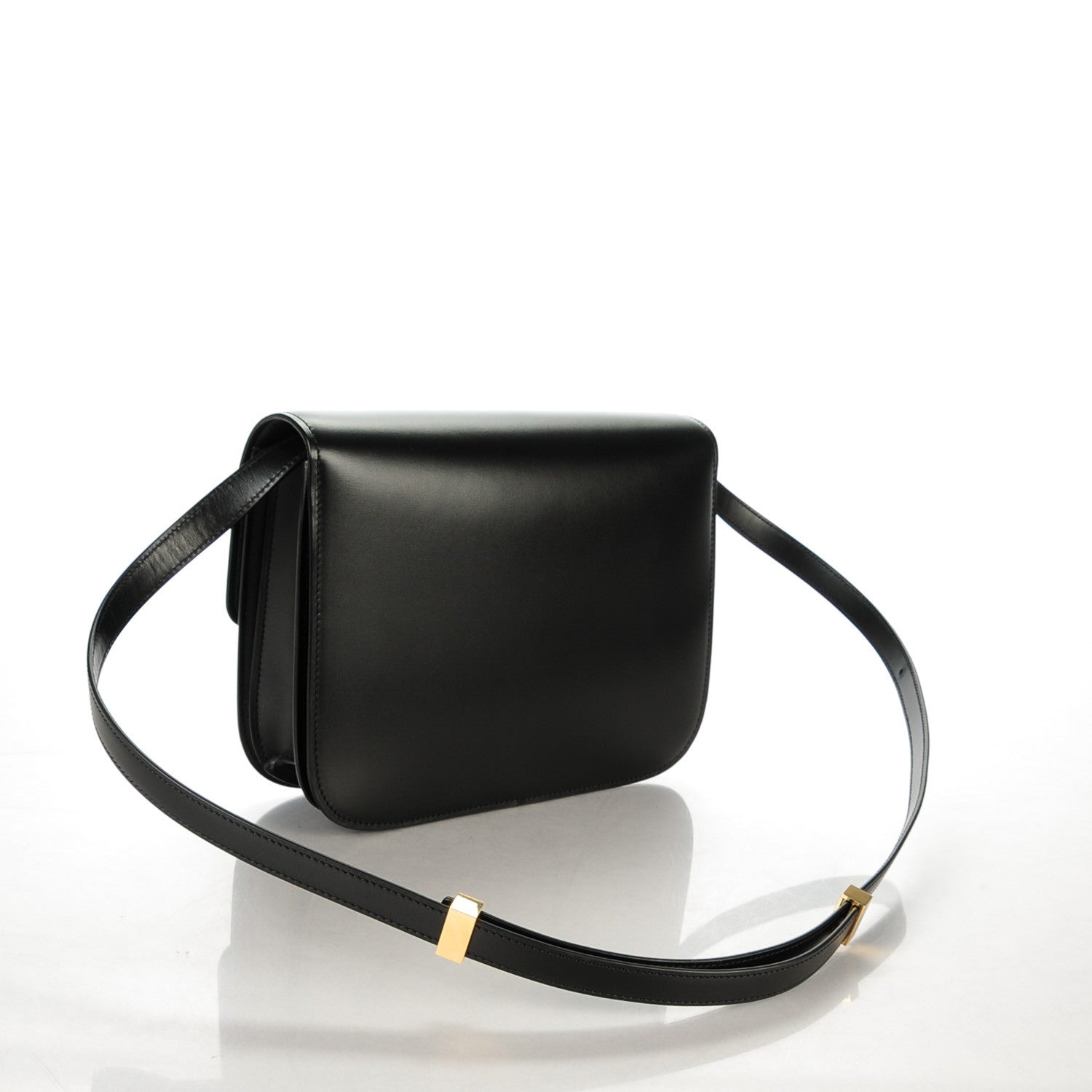 Celine Box Calfskin Medium Classic Box Flap Bag Black 3 of 9