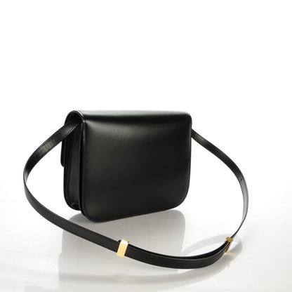 Celine Box Calfskin Medium Classic Box Flap Bag Black 3 of 9