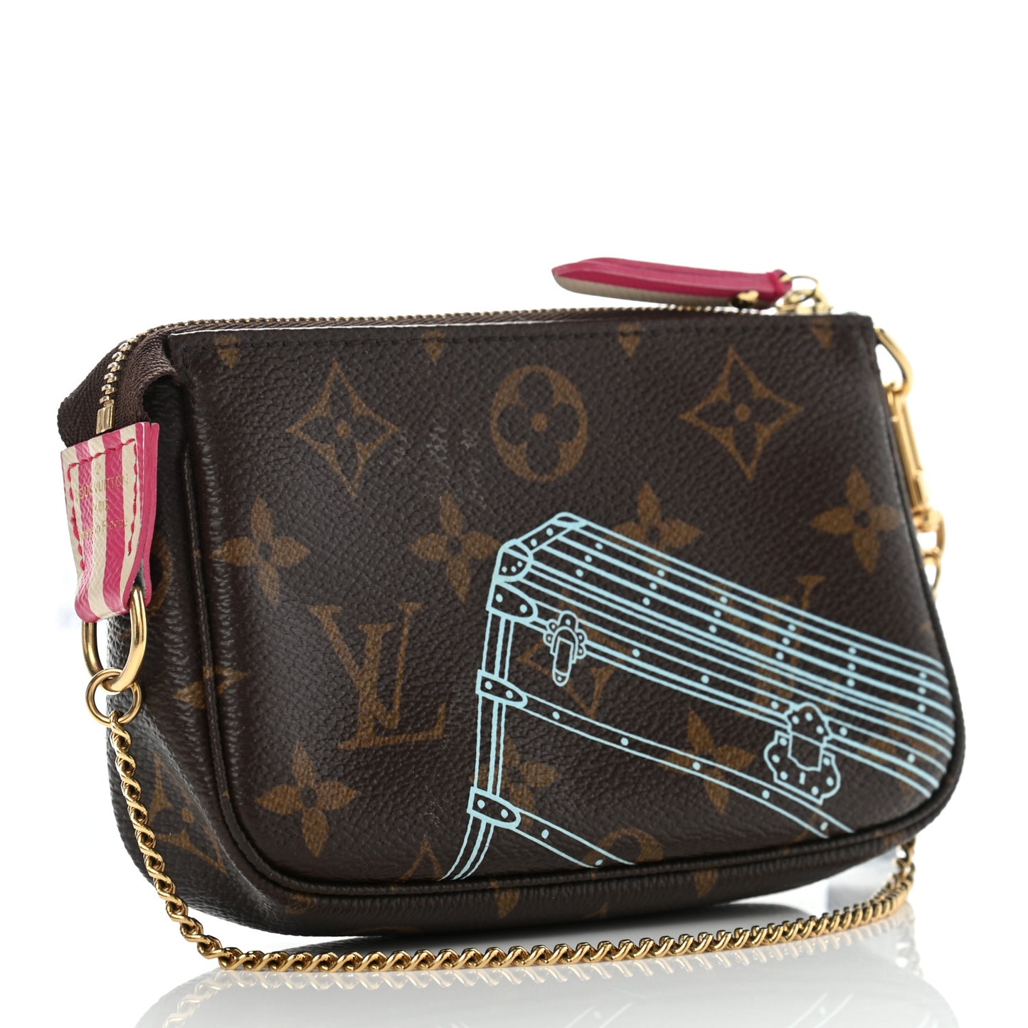 Monogram 2014 Christmas Animation Mini Pochette Accessories