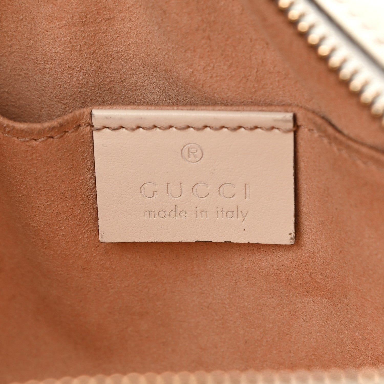 Gucci Calfskin Matelasse Mini GG Marmont Chain Shoulder Bag White 6 of 19