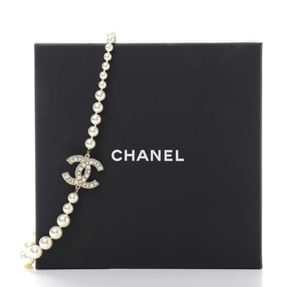 Chanel Pearl CC 100th Anniversary Necklace Light Gold 7 of 7