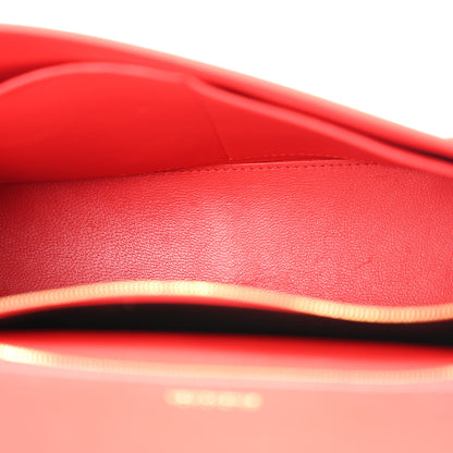 Balenciaga Shiny Box Calfskin Medium Hourglass Top Handle Bag Bright Red 5 of 14