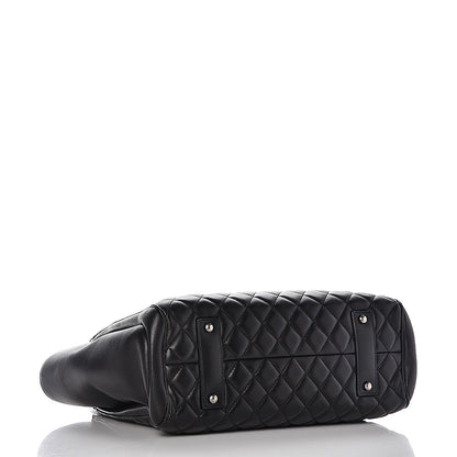 Chanel Lambskin Quilted Shopping Tote Black 4 of 7