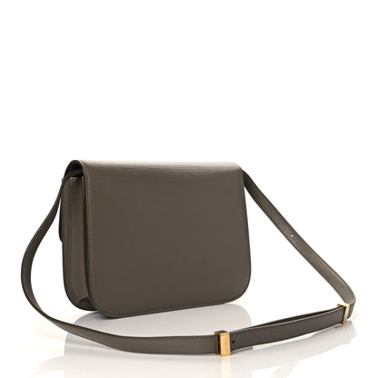 Celine Liege Calfskin Medium Classic Box Flap Bag Souris 2 of 9