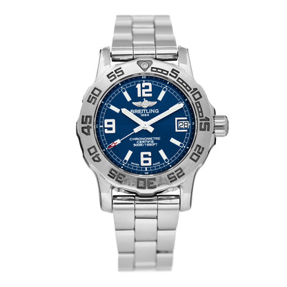 Breitling Stainless Steel 33mm Colt Ocean Chronometer Quartz Watch Blue A77387 1 of 5