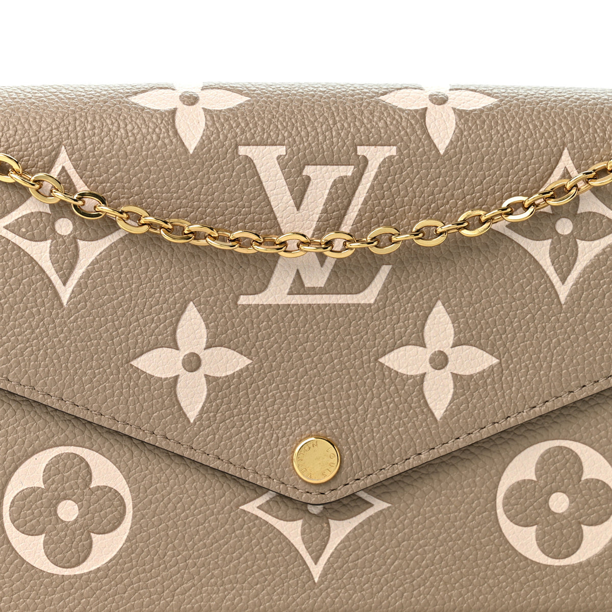 Empreinte Monogram Giant Felicie Pochette Tourterelle Creme
