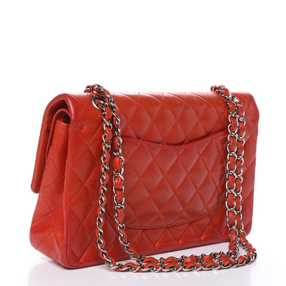 Chanel Lambskin Quilted Medium Double Flap Red 3 of 19