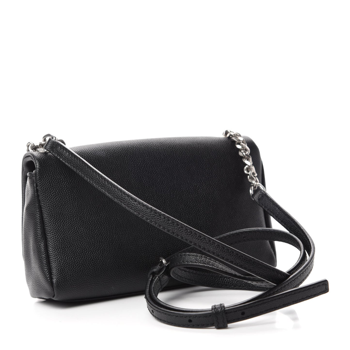 Grain De Poudre Monogram Toy West Hollywood Fold-Over Bag Black