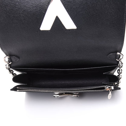 Louis Vuitton Epi Twist Chain Wallet Black 5 of 18