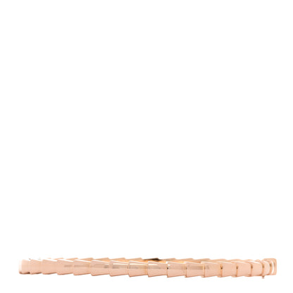 Bulgari 18K Rose Gold Serpenti Viper Bangle Bracelet ML 1 of 5